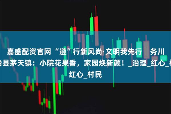 嘉盛配资官网 “遵”行新风尚·文明我先行│务川自治县茅天镇：小院花果香，家园焕新颜！_治理_红心_村民